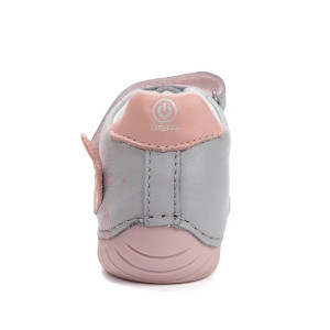 Buty Dla Dziewczynki Wiosenne Świecące LED z Jednorożcem DD STEP S050-61970 Dove Grey