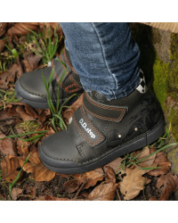 Buty Dla Chłopców Na Jesień Świecące LED DD STEP A068-62454M Marine Grey