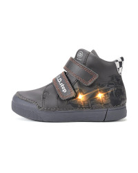 Buty Dla Chłopców Na Jesień Świecące LED DD STEP A068-62454M Marine Grey