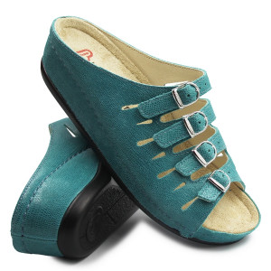 Klapki damskie na koturnie...