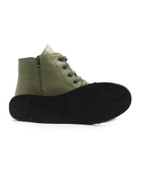 T.Sokolski MET 068-23661 khaki - botki skórzane | DlaStopy