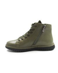 T.Sokolski MET 068-23661 khaki - botki skórzane | DlaStopy