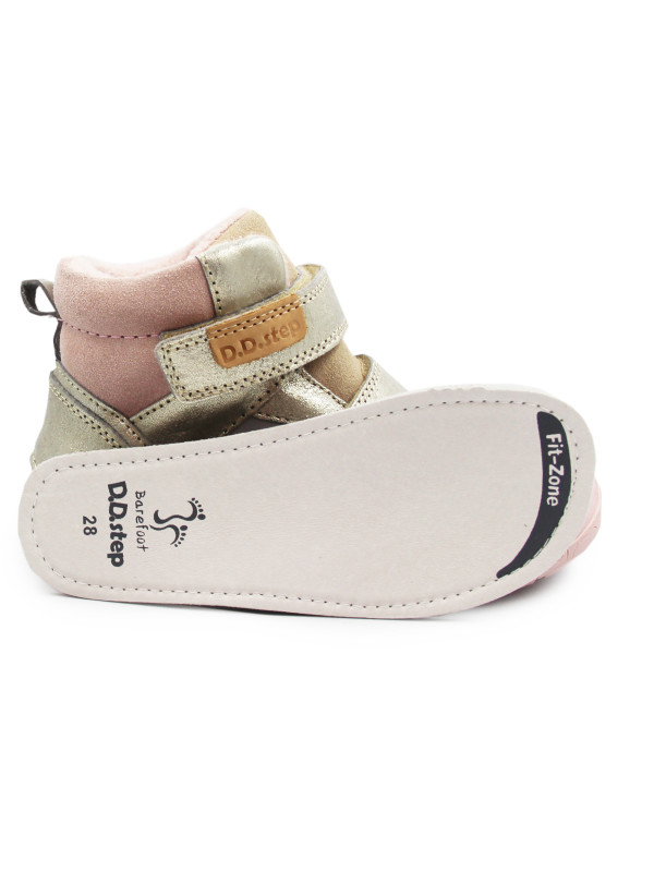Buty Dla Dziewczynek na Jesień Barfeoot DD STEP A116-62911DLN Champagne