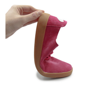 Buty damskie na wiosnę ze skóry naturalnej T. Sokolski W26-611 FUXIA