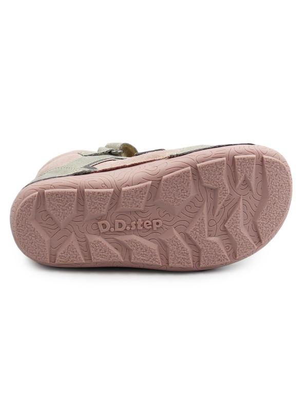 Buty Dla Dziewczynek na Jesień Barfeoot DD STEP A116-62911DLN Champagne