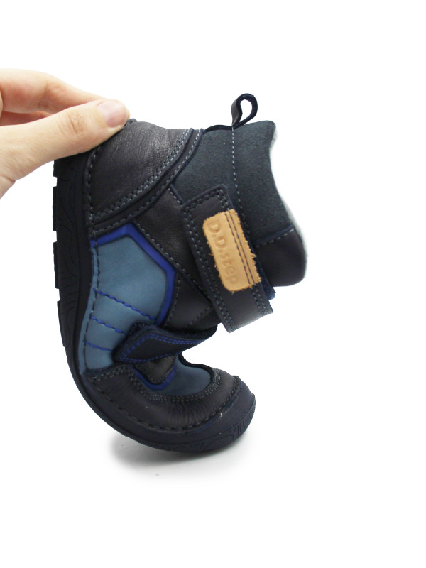 Buty Dla Chłopców na Jesień Ocieplane Barefoot Trzewiki DD STEP A116-62911BLZ Royal Blue