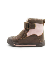 Zimowe Buty Ocieplane Dla Dziewczynek Pingwinek PONTE DA06-6-2761AZ Copper