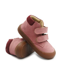 Skórzane Buty Dla Dziewczynki Na Jesień Różowe Barefoot Primigi 2411000