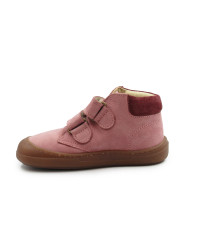 Skórzane Buty Dla Dziewczynki Na Jesień Różowe Barefoot Primigi 2411000