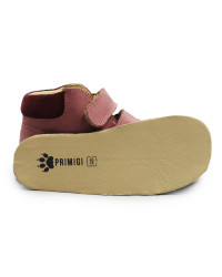 Skórzane Buty Dla Dziewczynki Na Jesień Różowe Barefoot Primigi 2411000