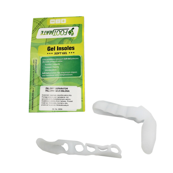 Żelowy Separator Palców 5D z Osłoną G059 Footmate