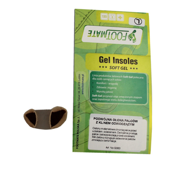 Podwójna Osłona palca z Klinem Footmate g063