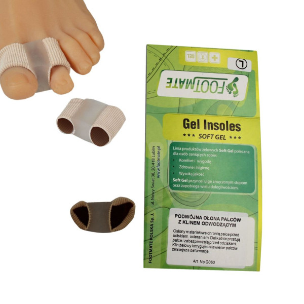 Podwójna Osłona palca z Klinem Footmate g063