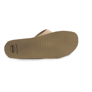 Damskie Klapki Beżowe Scholl Nives One Strap med mf008602164