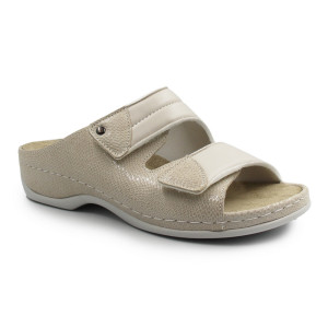 Laczki dla kobiet seniorek na szerokie stopy na wiosnę lato Berkemann Finja 01021-737