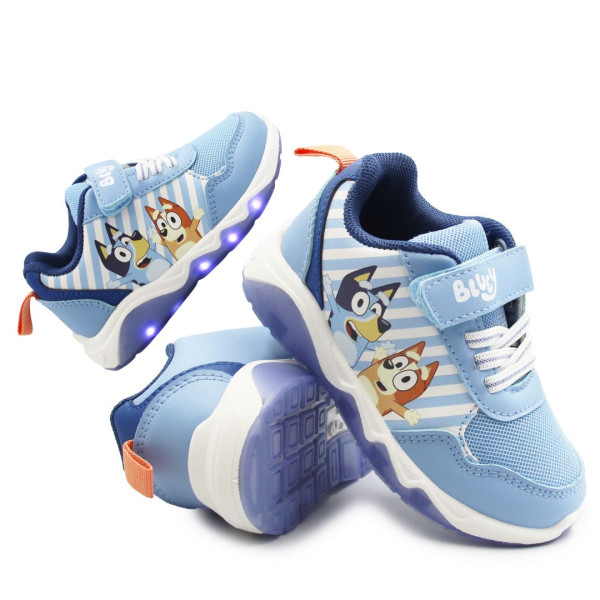 Buty Dziecięce na Wiosnę ze Świecącą Podeszwą Bluey Bartek 87037-16