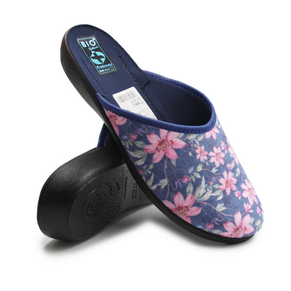 Kapcie Damskie Po Domu w Kwiaty Adanex 30237
