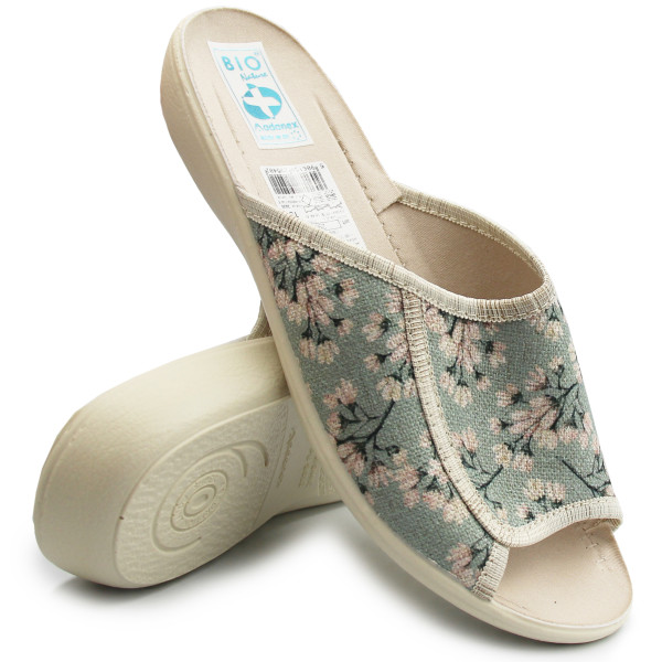 Kapcie Dla Kobiet po Domu Otwarte Palce Adanex 29540