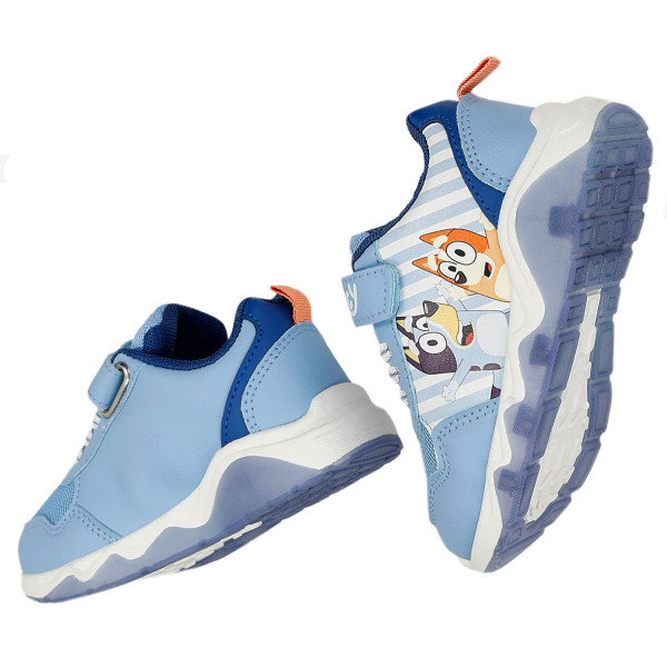 Buty Dziecięce na Wiosnę ze Świecącą Podeszwą Bluey Bartek 87037-16