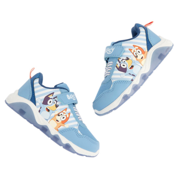 Buty Dziecięce na Wiosnę ze Świecącą Podeszwą Bluey Bartek 87037-16