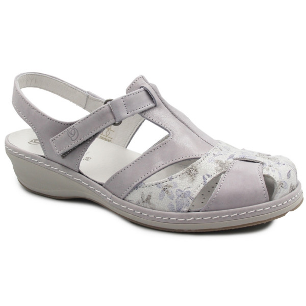 Sandały dla kobiet seniorek na lato skóra naturalna Suave 720044-91