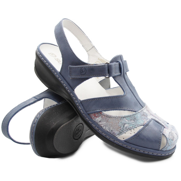 Sandały dla kobiet na lato ze skóry naturalnej Suave 720140-5