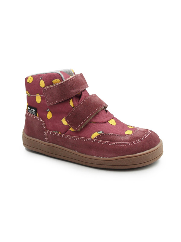 Buty Dziecięce Wodoodporne na Jesień Membrana TE POR Mido 72-06 Eosin Lemon
