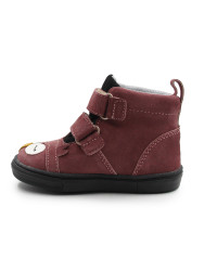Buty dla Dziewczynki Ocieplane MIDO Sowa 22-20 Róż