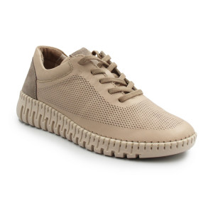 Półbuty damskie ze skóry naturalnej miękkie na wiosnę T. Sokolski OG 2501 BEIGE