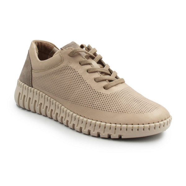 Półbuty damskie ze skóry naturalnej miękkie na wiosnę T. Sokolski OG 2501 BEIGE