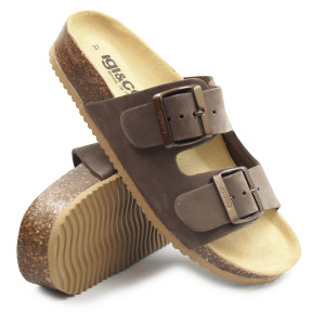 Klapki damskie ze skóry...