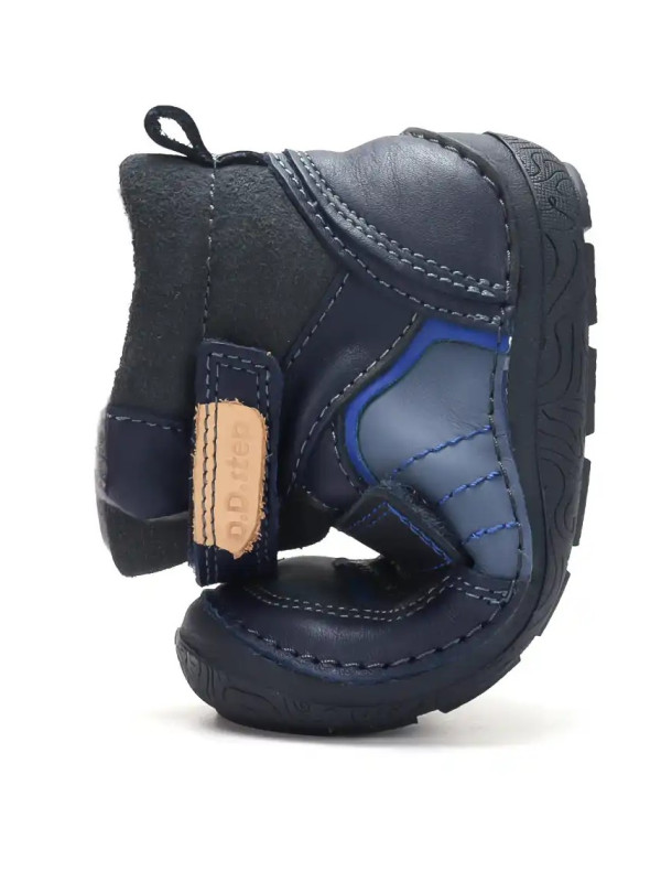 Buty Dla Chłopców na Jesień Ocieplane Barefoot Trzewiki DD STEP A116-62911BLZ Royal Blue