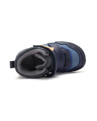 Buty Dla Chłopców na Jesień Ocieplane Barefoot Trzewiki DD STEP A116-62911BLZ Royal Blue