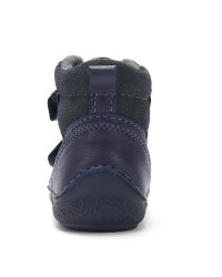 Buty Dla Chłopców na Jesień Ocieplane Barefoot Trzewiki DD STEP A116-62911BLZ Royal Blue