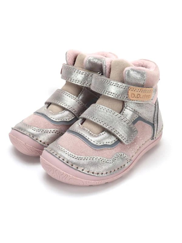 Buty Dla Dziewczynek na Jesień Barfeoot DD STEP A116-62911DLN Champagne