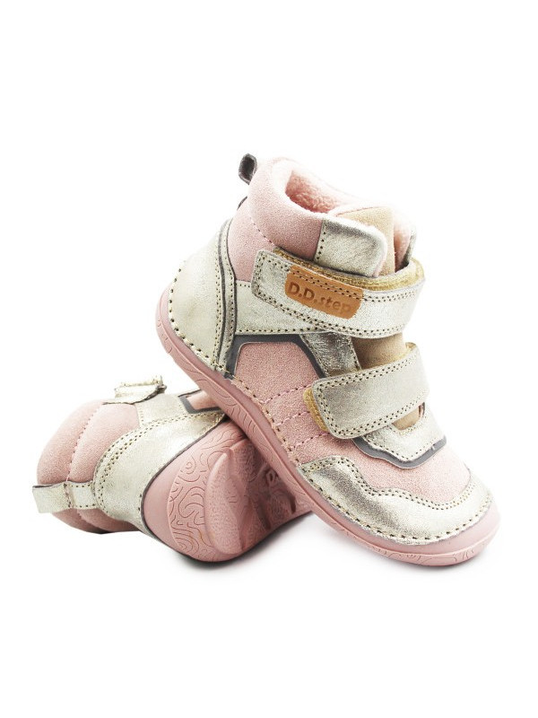 Buty Dla Dziewczynek na Jesień Barfeoot DD STEP A116-62911DLN Champagne