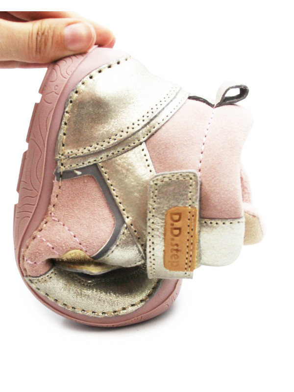 Buty Dla Dziewczynek na Jesień Barfeoot DD STEP A116-62911DLN Champagne