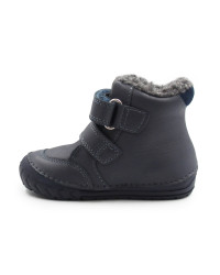 Buty Dla Chłopczyka Zimowe Ocieplane na Rzep z Misiem DD STEP W029-62556 Royal Blue