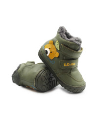 Zimowe Buty Dla Chłopczyka z Misiem DD STEP W029-62556B Emerald