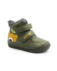 Zimowe Buty Dla Chłopczyka z Misiem DD STEP W029-62556B Emerald
