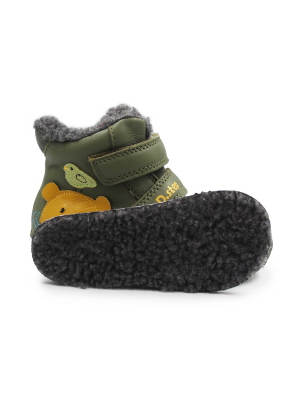 Zimowe Buty Dla Chłopczyka z Misiem DD STEP W029-62556B Emerald