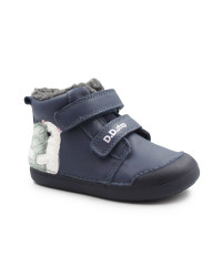 Zimowe Buty Dziecięce Ocieplane DD STEP W066-62479 Royal Blue