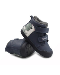 Zimowe Buty Dziecięce Ocieplane DD STEP W066-62479 Royal Blue