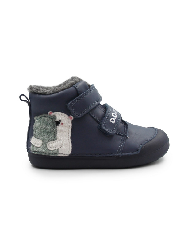 Zimowe Buty Dziecięce Ocieplane DD STEP W066-62479 Royal Blue