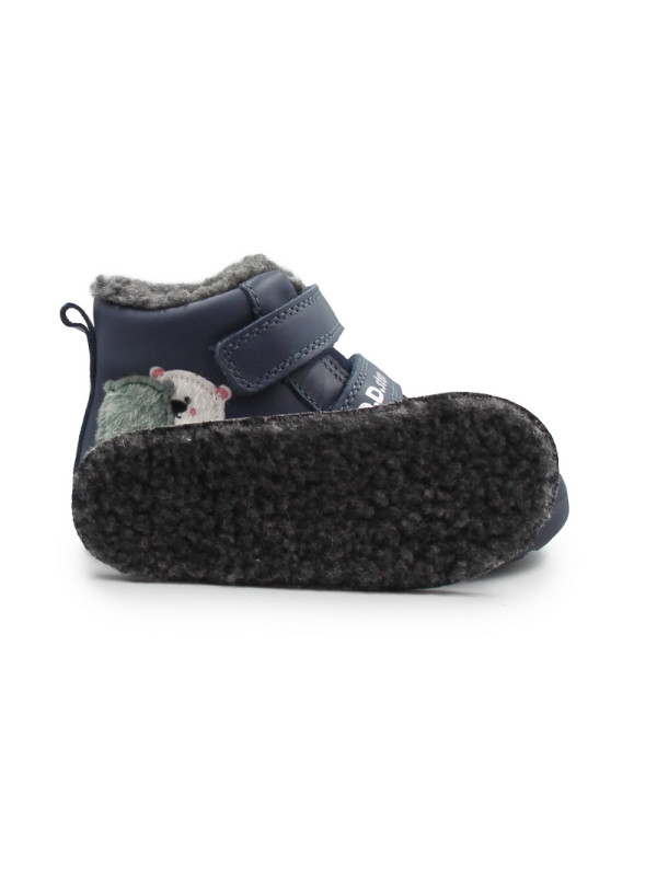 Zimowe Buty Dziecięce Ocieplane DD STEP W066-62479 Royal Blue