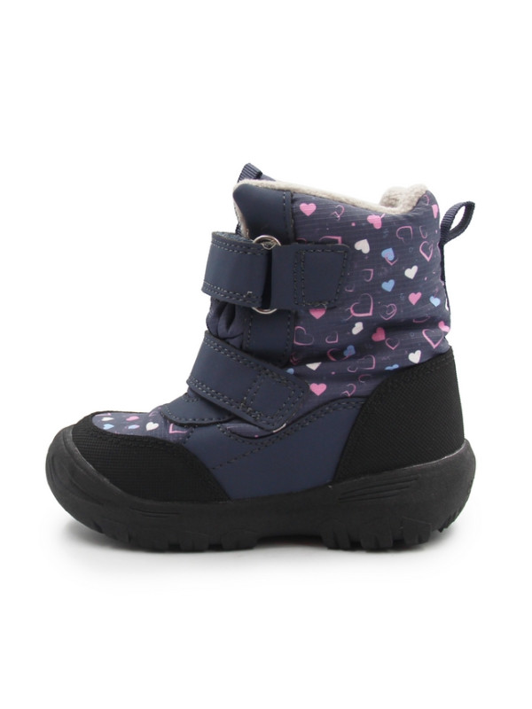 Śniegowce Dla Dziewczynki w Serduszka DD STEP P081-62248A Royal Blue