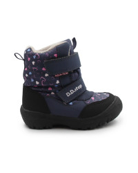 Śniegowce Dla Dziewczynki w Serduszka DD STEP P081-62248A Royal Blue