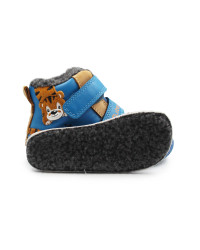 Barefoot Dziecięce Buty na Zimę Niebieskie DD STEP W070-62660 Marine