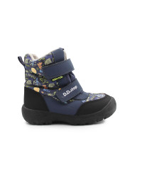 Wodoodporne Śniegowce Dla Chłopca DD STEP P081-62405L Royal Blue