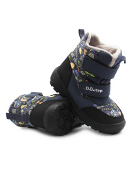 Wodoodporne Śniegowce Dla Chłopca DD STEP P081-62405L Royal Blue